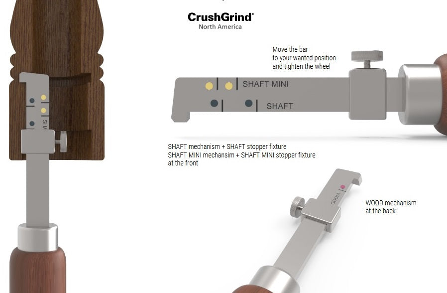 The CrushGrind® Groove Cutter with Depth Gauges CrushGrind North America